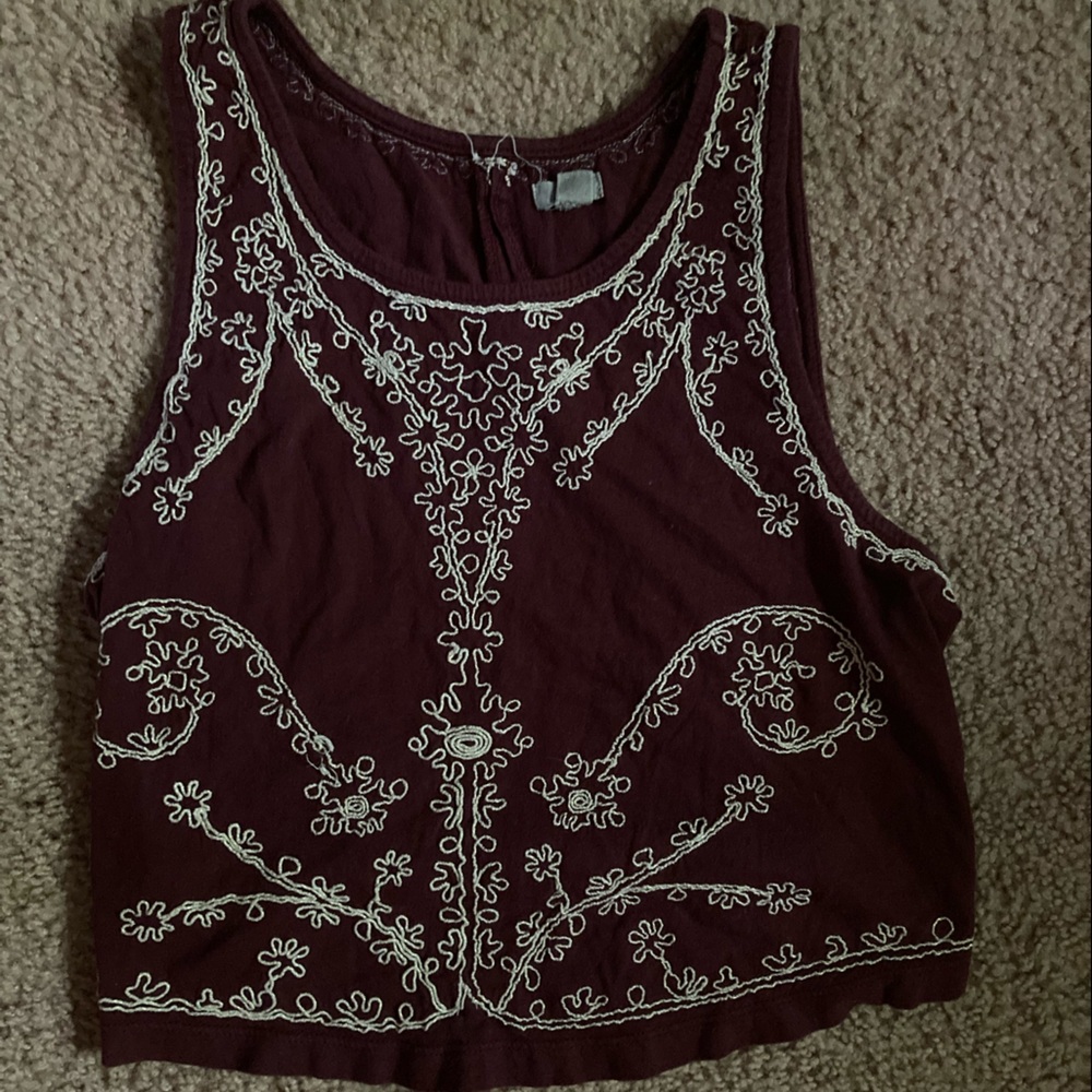 Beautiful dress cropped tank